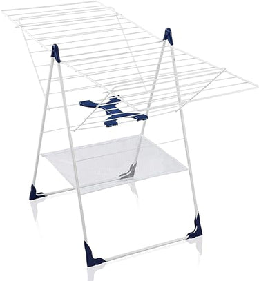 Leifheit Classic 250 Flex standing dryer, individually adjustable clothes dryer with 25m clothesline for 2-3 washing loads, clothes rack for indoor and outdoor use, for long laundry on sale